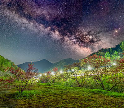 阿智村（星空）